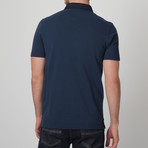 Button-Up Polo // Dark Blue (XL)