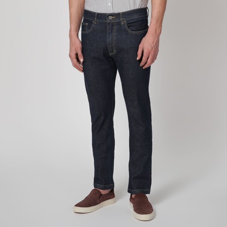 Stretch Denim Jeans // Dark Wash (30WX32L)