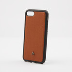 Grained Leather // Brown (iPhone 7+/8+)