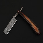 Damascus Steel Razor Knife