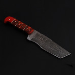 Damascus Steel Tanto Tracker Knife