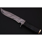 Custom Damascus Steel Hunting Knife