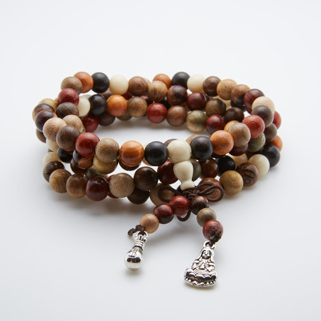 Jean Claude Jewelry // 108 Spiritual Prayer Beads Bracelet // Multicolor