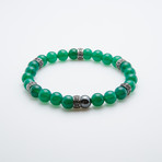 Dell Arte // Aventurine + Hematite Bracelet // Green