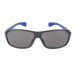 Orlando Sunglasses // Grey + Navy Blue