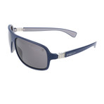 Mandel Sunglasses // Navy Blue + Grey