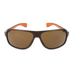 Mandel Sunglasses // Brown + Orange