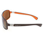 Mandel Sunglasses // Brown + Orange