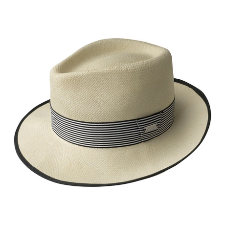 Stripe Barclay Trilby // Natural (S)