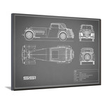 Jaguar SS1 // Gray (16"W x 12"H x 2"D)