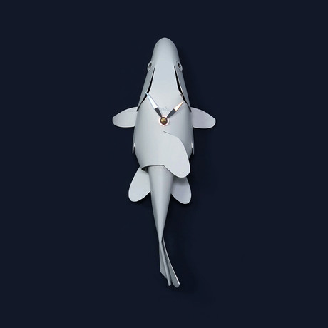 Bonito Fish Clock // White Sea Bass