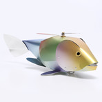 Bonito Fish Clock // Rainbow Sea Bass