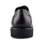 Laced Leather Shoe // Black (US: 10)