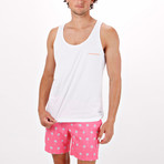 Palma Palm Tailor Made Swim Short // Pink (M)