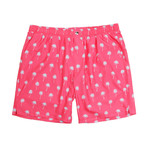 Palma Palm Tailor Made Swim Short // Pink (M)