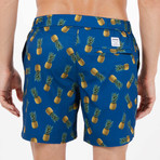 Colada Pineapple Tailor Made Swim Short // Blue (XL)