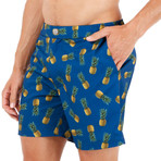 Colada Pineapple Tailor Made Swim Short // Blue (XL)