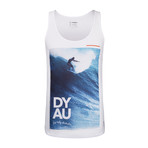 Dyau Tank // White Printed (S)
