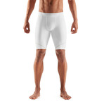 DNAmic Team Men's 1/2 Tights // White (XS)