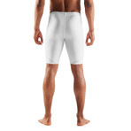 DNAmic Team Men's 1/2 Tights // White (XS)