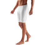 DNAmic Team Men's 1/2 Tights // White (XS)