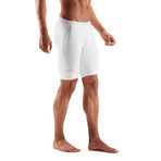 DNAmic Team Men's 1/2 Tights // White (XS)