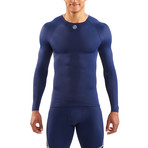 DNAmic Team Men's Long Sleeve Top // Navy Blue (XS)