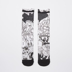 Graffiti Crew Sock // Single Pair