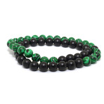 Double Wrap Malachite + Onyx