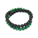 Double Wrap Malachite + Onyx