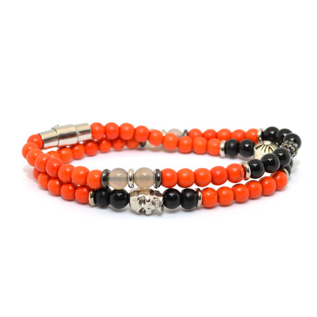 Orange Skull Wrap