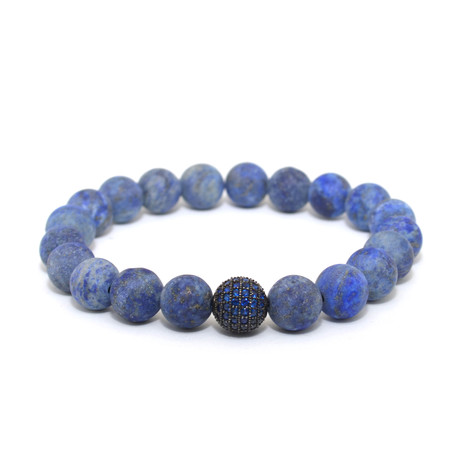 Lapis Lazuli + Cubic Zirconia // Blue