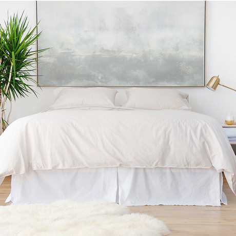 Egyptian Cotton Duvet Set // Taupe (Queen)