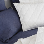 Egyptian Cotton Coverlet Set // White (Queen)