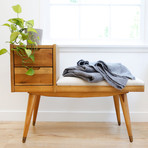 Waffle Throw // 50" x 70" (Graphite)