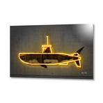 Yellow Submarine // Aluminum (16"W x 24"H x 1.5"D)