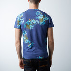 Patriot Tee // Navy Floral (L)