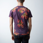 Patriot Tee // Plum Floral (XS)