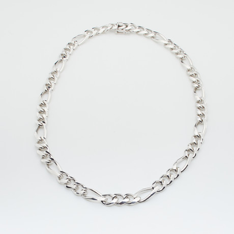 Figaro Link Chain Necklace (20"L)