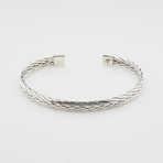 Polished Foxtail Link Bangle