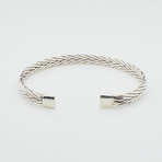 Polished Foxtail Link Bangle