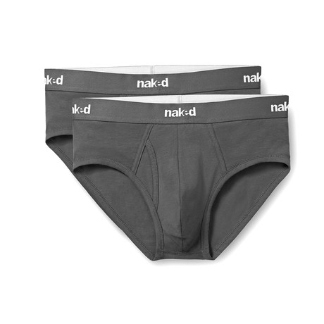 Brief // 2 Pack // Charcoal (XS)