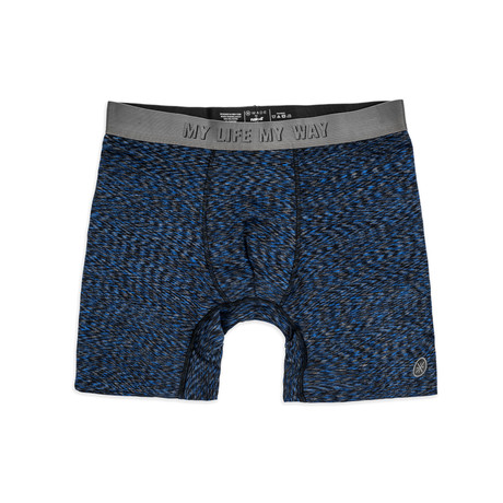 Boxer Brief // Cobalt + Heather Black (XS)