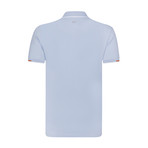 Cubic Short Sleeve Polo // Baby Blue (L)