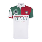 Italy Short Sleeve Polo // White (M)