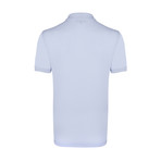 Bowed Short Sleeve Polo // Baby Blue (XL)