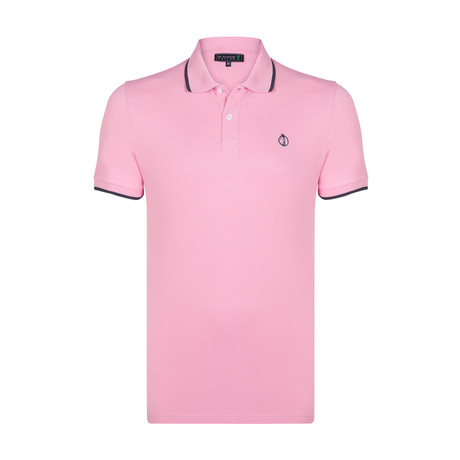 Power Short Sleeve Polo // Pink (XS)