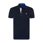 Cubic Short Sleeve Polo // Navy (XL)