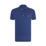 Bowed Short Sleeve Polo // Marine (2XL)