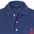 Bowed Short Sleeve Polo // Marine (2XL)